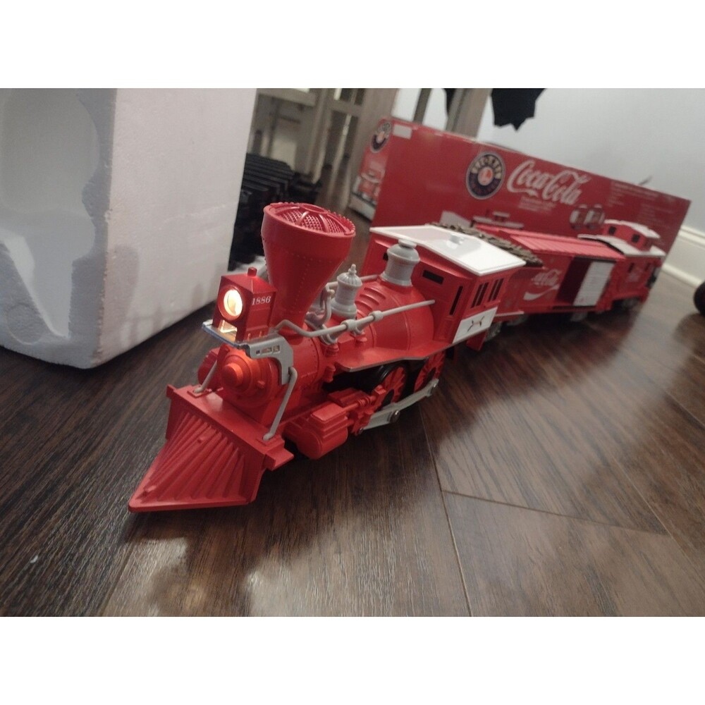 Lionel Coca Cola Battery Powered Ready To Run G Gauge Train Set